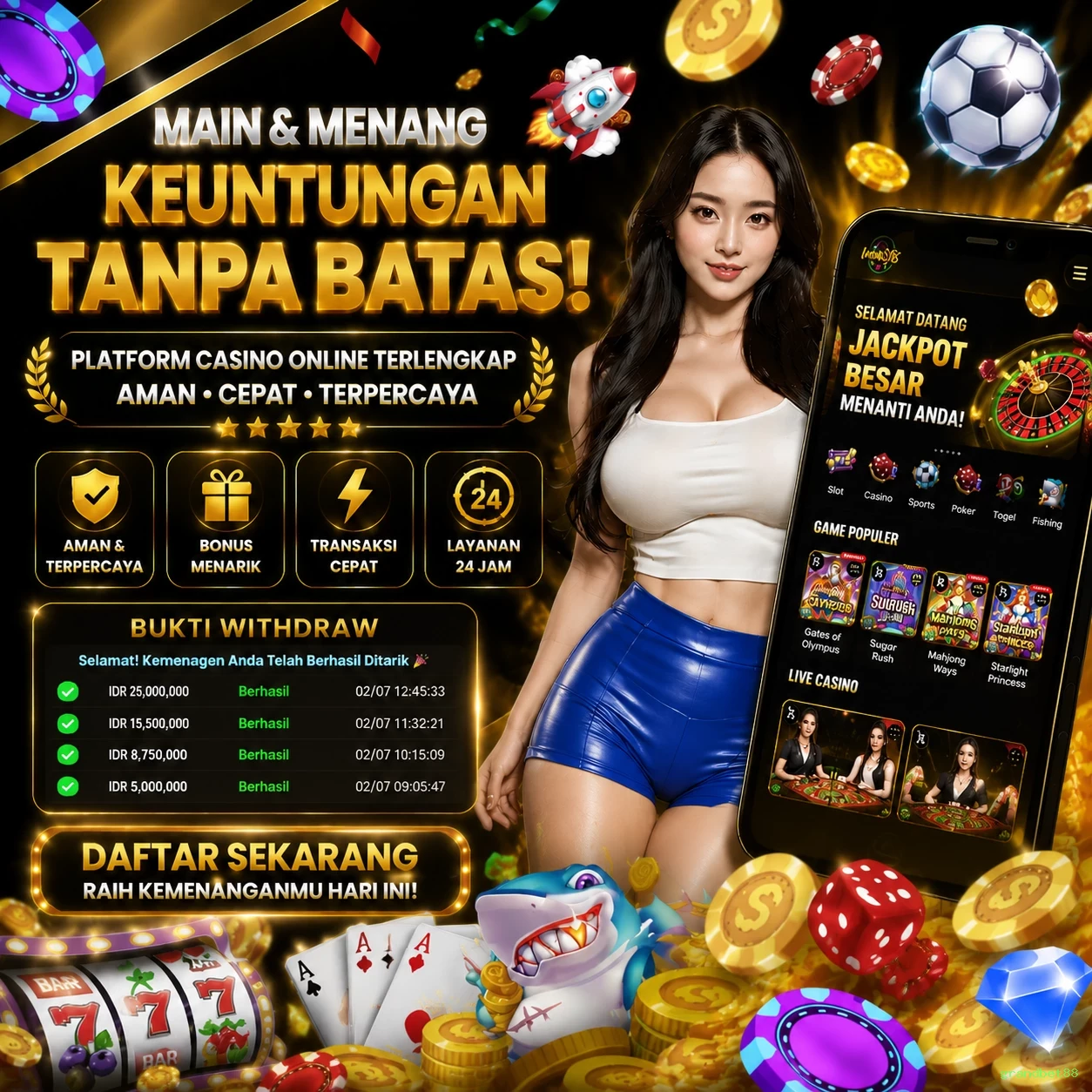 Cara Mendaftar dan Verifikasi Akun di grandbet88